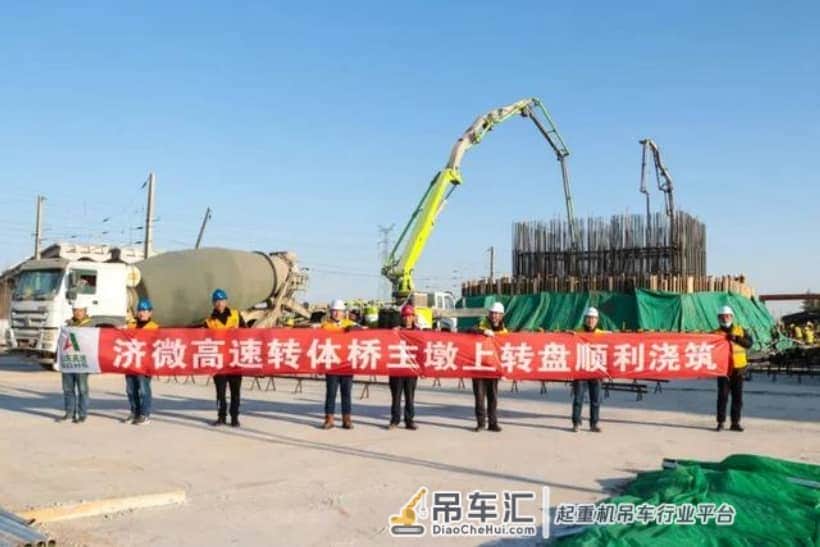 中联重科助建济微高速项目 基建“神器”再秀中国速度
