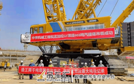 “力拔山兮气盖世”!我国2000吨履带式起重机完成吊装工程