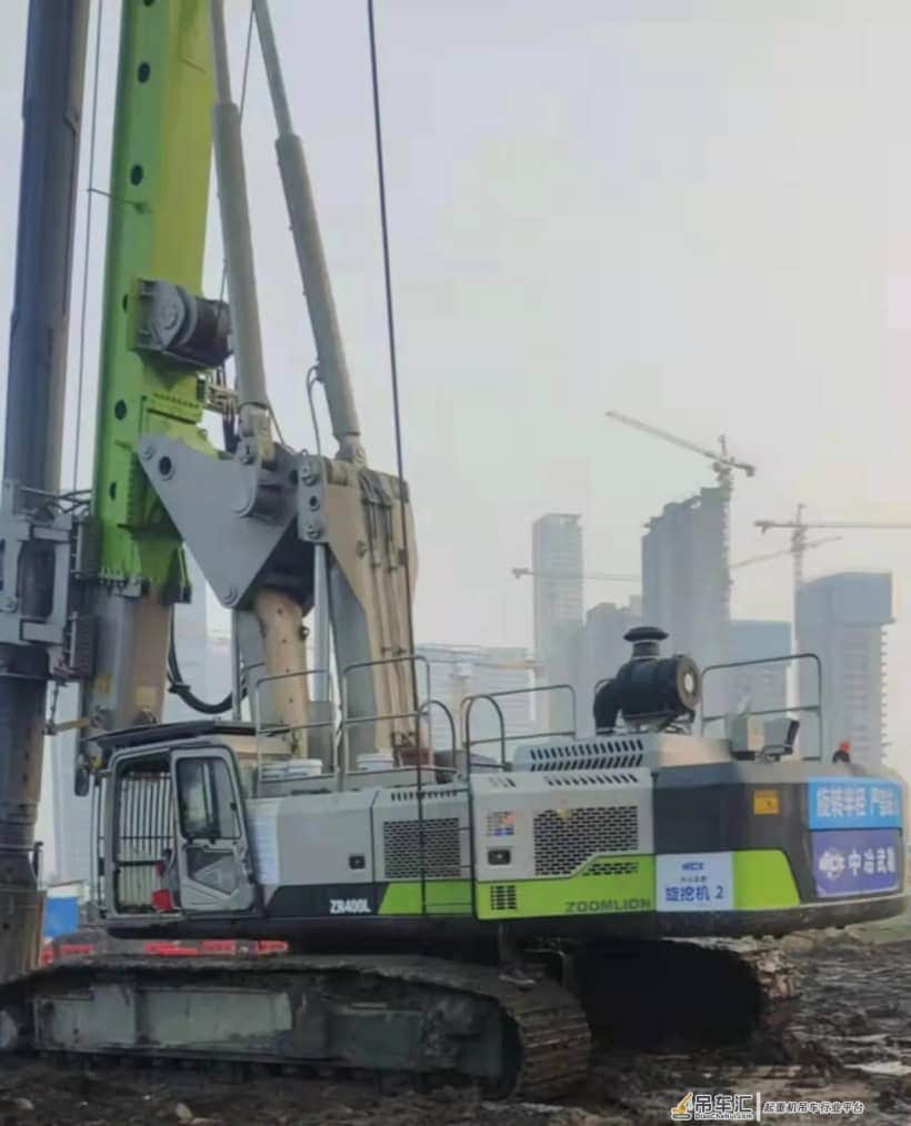 助力武汉新地标地下工程施工，中联重科旋挖钻机”秀”出超强性能