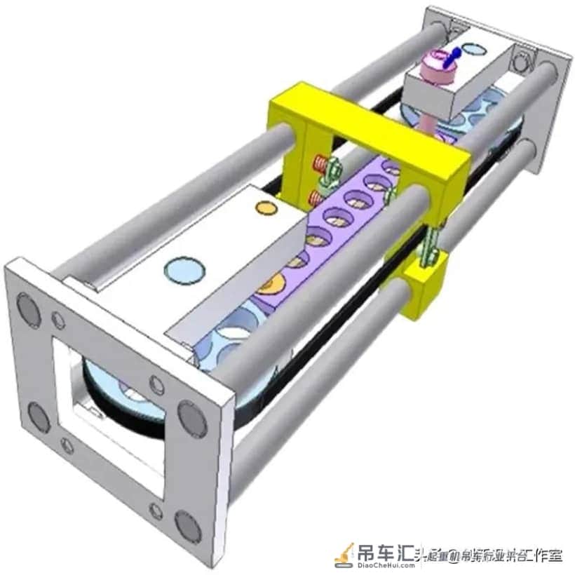 机械设计单梁 桥式起重机cad图纸 二维图 零件 结构模型图纸