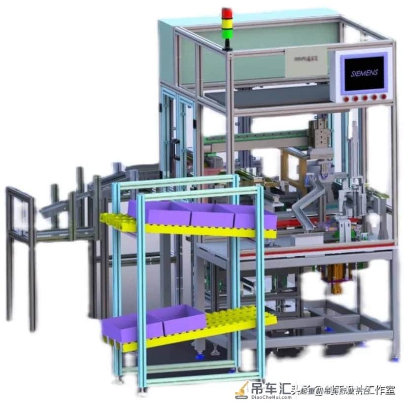 机械设计单梁 桥式起重机cad图纸 二维图 零件 结构模型图纸