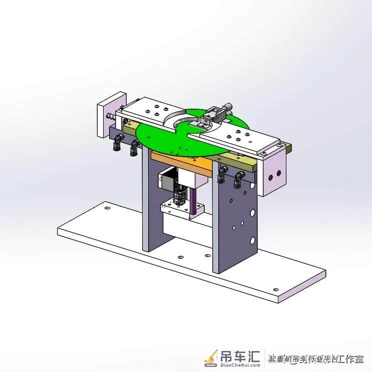 机械设计单梁 桥式起重机cad图纸 二维图 零件 结构模型图纸
