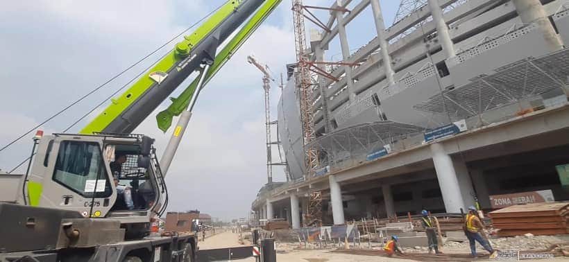 中联重科助建全球第二大国际体育场 卓越品质再创世界施工纪录