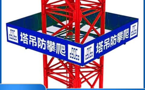 塔吊防攀爬护栏网 基坑四周防护栏杆 塔式起重机围栏单价