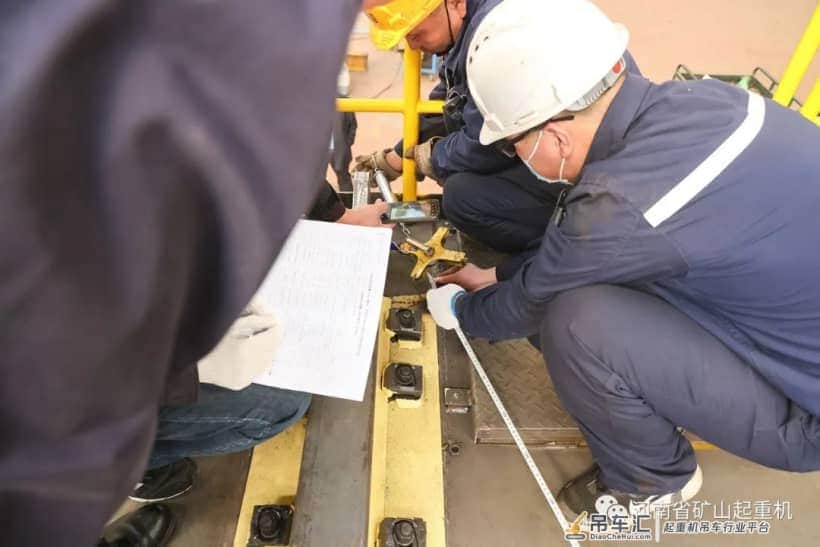 河南矿山承制梅钢160吨冶金铸造桥式起重机通过专家A检