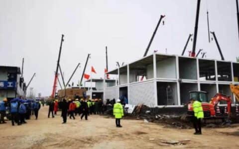 请放心！三一起重机助力西安方舱医院紧急筹建