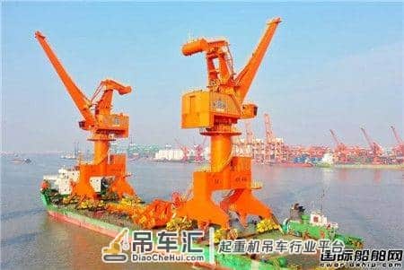 首次交付两台门座式起重机!这家船厂开拓非船建造业务