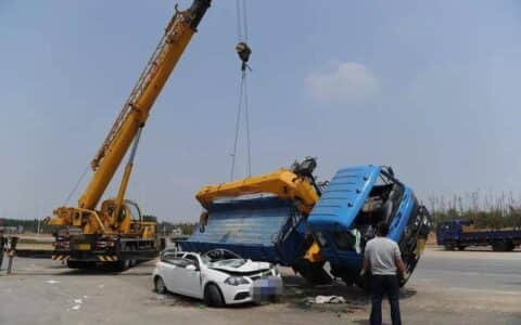吊车｜作业时进行地面翻转物件的方法