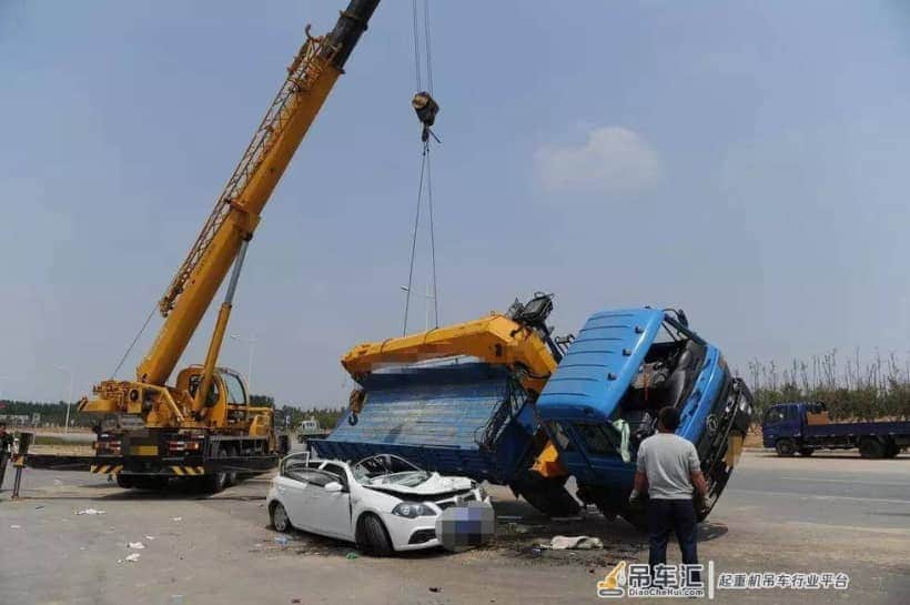吊车｜作业时进行地面翻转物件的方法