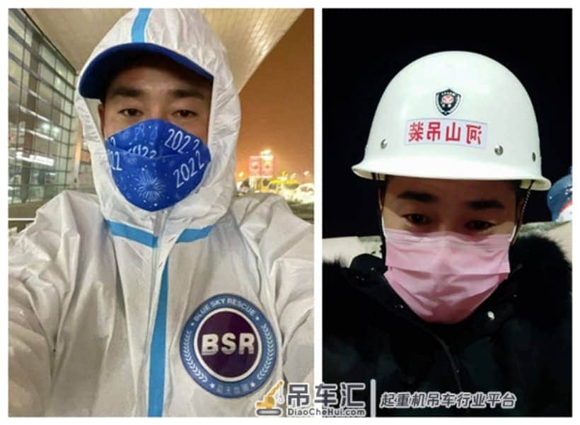 90后吊车司机助力抗议免费消杀几十万平方，曾支援郑州岐伯山医院建设