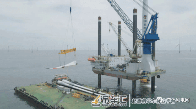 GENMA海洋起重机助力“腾东001”完成海上风电安装