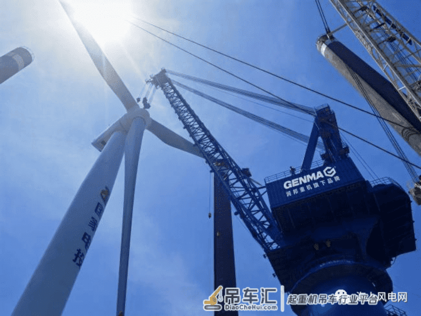 GENMA海洋起重机助力“腾东001”完成海上风电安装