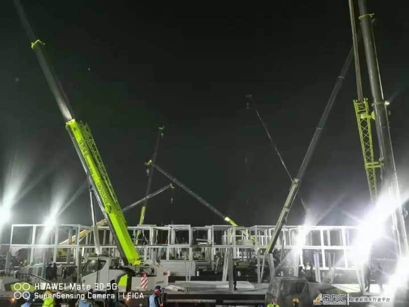 小绿军团奔赴西安疫情一线！中联重科高端装备助力搭建”生命之舟”