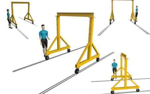 起重机龙门架3D模型资源推荐下载