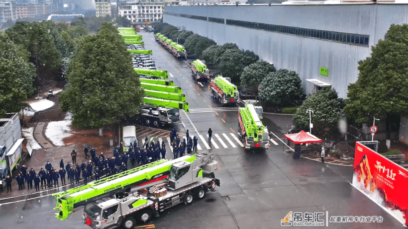 虎年开门红 瑞雪兆丰年——中联重科工程起重机公司2022年开门红!