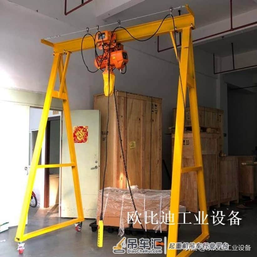 深圳移动式龙门架、跨度5米X高度5米以内门式起重机