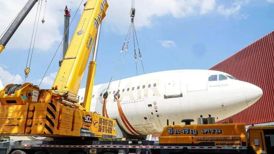 成功吊装波音737飞机!中国起重机霸榜泰国热搜
