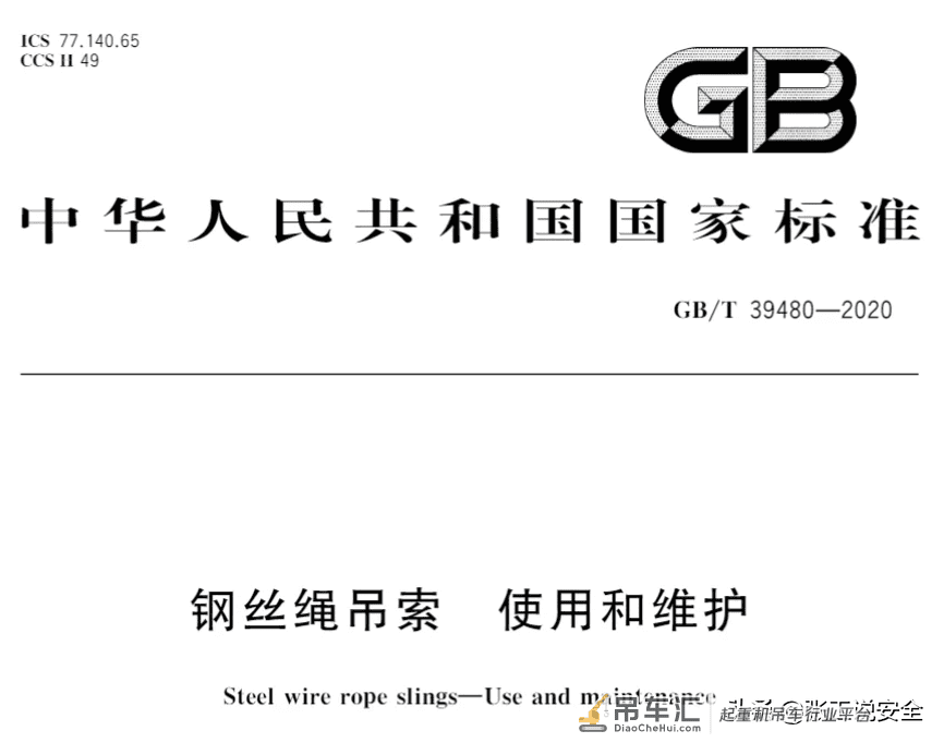 「规范天天讲」起重篇10:起重机钢丝绳安全规定解读