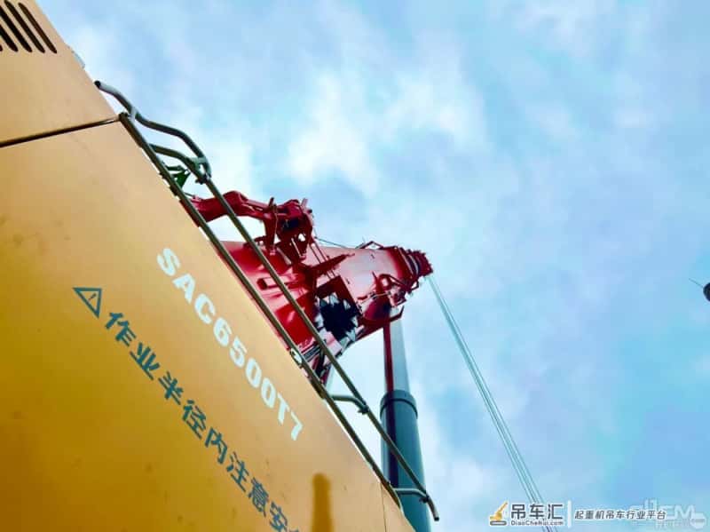 福建首台三一SAC6500T7起重机,老板掷6000万,“押”大吨位市场