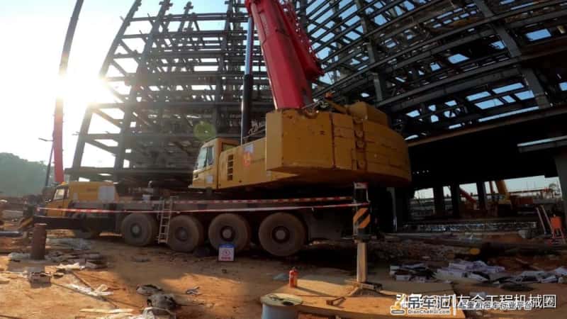 17台三一起重机同时作业,共同“构”筑城市美好家园