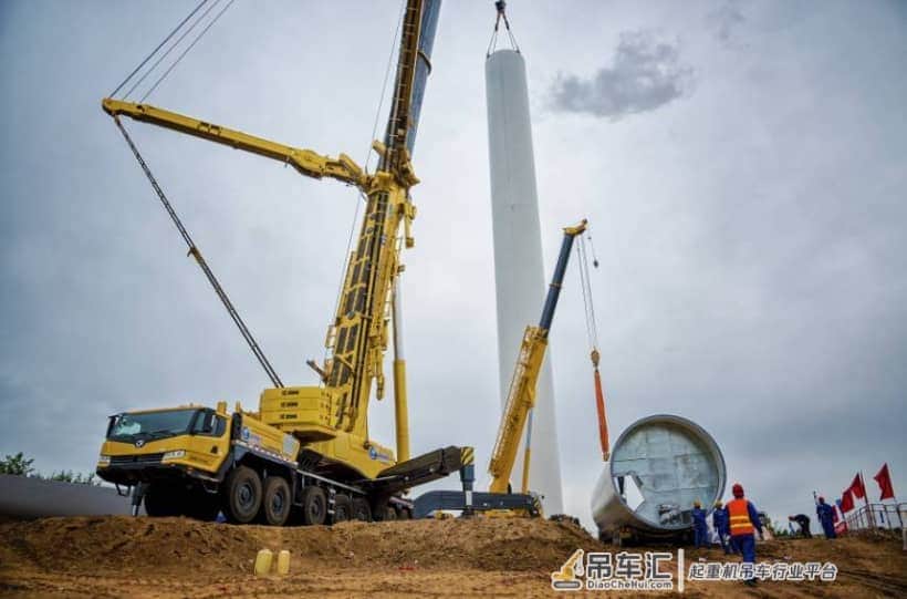 中国再添大国重器,徐工XCA1600起重机,携手中联共同进步