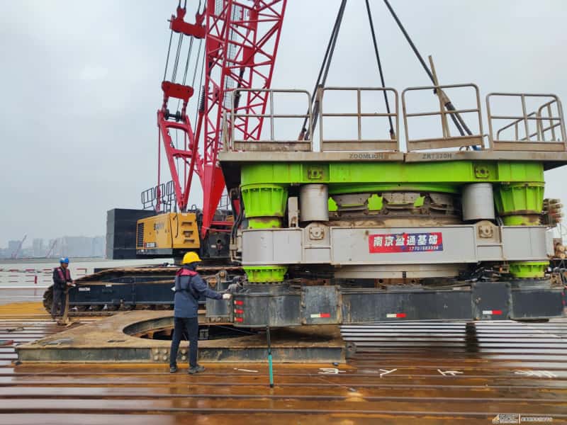 成桩实力担当!中联重科全回转钻机助建澳门第四条澳氹跨海大桥