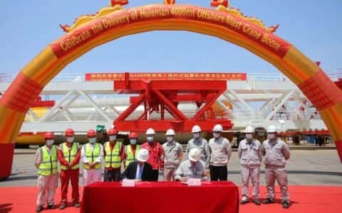 海工 | 4000吨级海上桅杆式起重机吊臂项目完工交付
