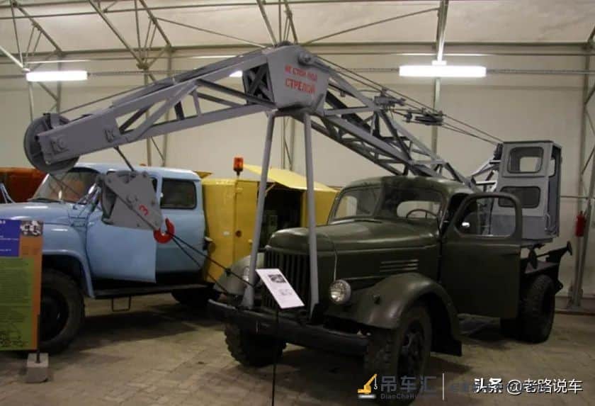 来自饱受战争之苦的乌克兰 客车厂的LAZ-690起重卡车