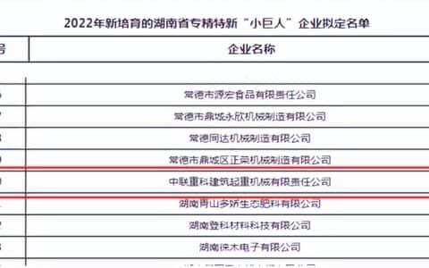 又获“专精特新”新称谓，中联重科建起展现龙头企业的示范与带动