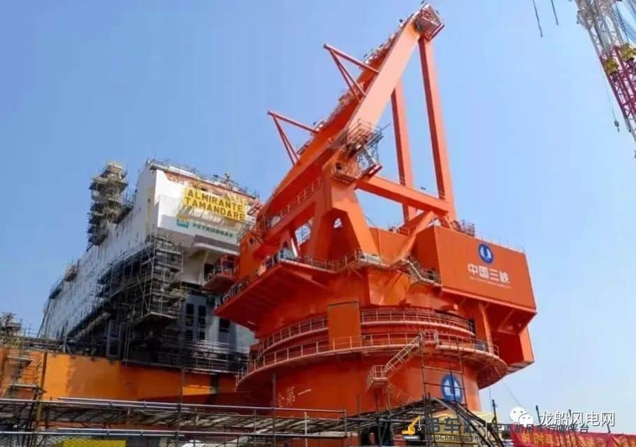 三峡集团一艘海上风电船起重机构件全部完成发运