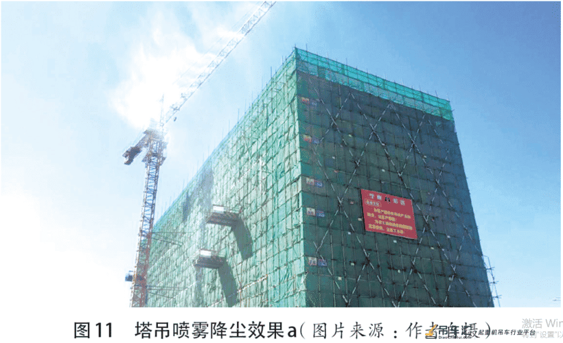 干货分享:塔吊喷雾降尘施工工法的研究