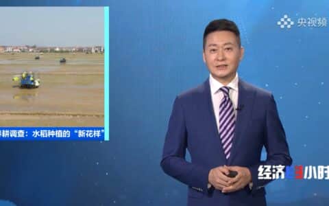 央视聚焦水稻种植“新花样”，中联重科水稻有序抛秧机受热捧