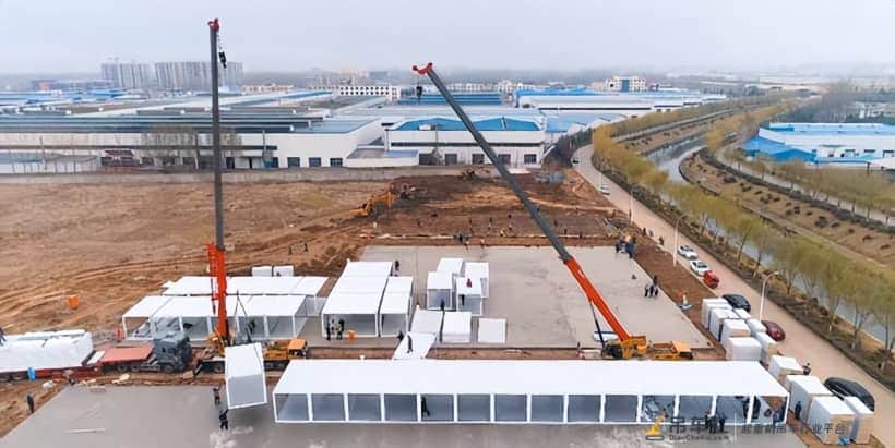 有备无患方能临危不乱!三一起重机助力全国多地启动方舱建设