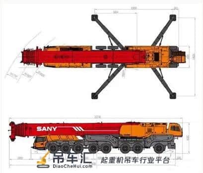 世界军用拖车系列130:象房怪兽,三一SAC6000与利勃海尔G-BKF军吊
