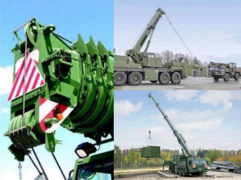 世界军用拖车系列130:象房怪兽,三一SAC6000与利勃海尔G-BKF军吊