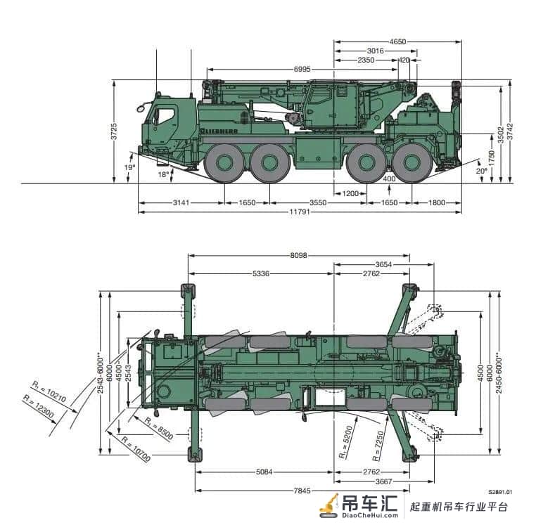 世界军用拖车系列130:象房怪兽,三一SAC6000与利勃海尔G-BKF军吊