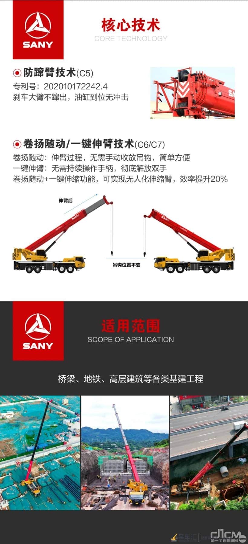 经典80吨再现江湖,三一起重机5/6/7节臂你更钟意哪一款?