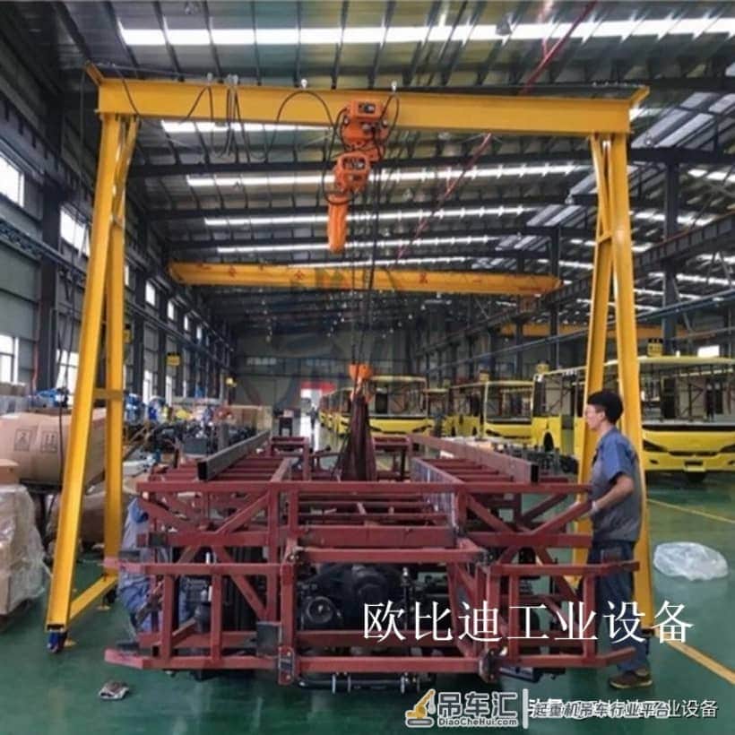 重型钳工台龙门吊颜色:绿色,黄色(可选)