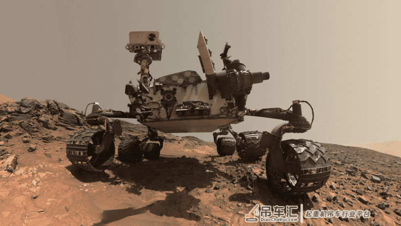 《太阳系生命探索》核电池好奇号火星车，靠空中吊车着陆？