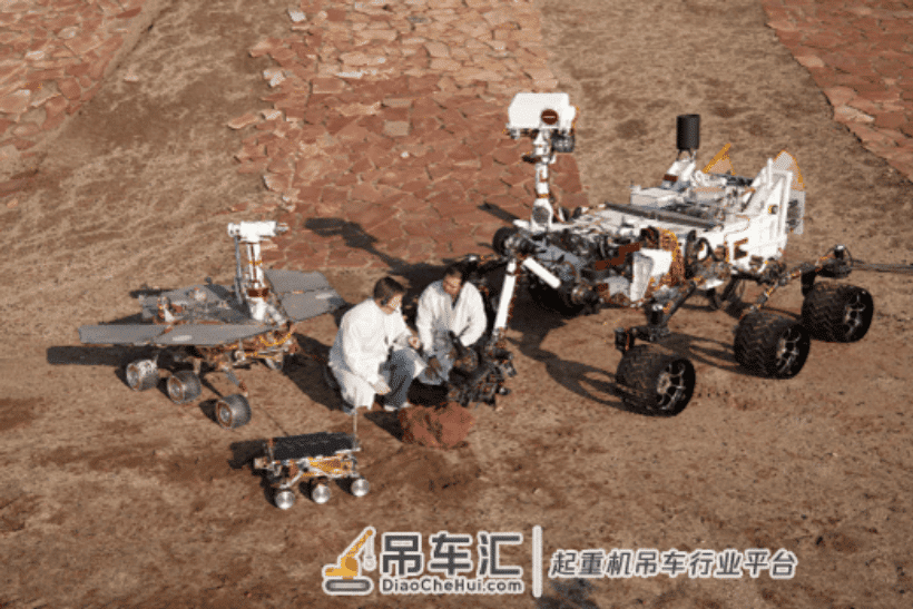《太阳系生命探索》核电池好奇号火星车,靠空中吊车着陆?