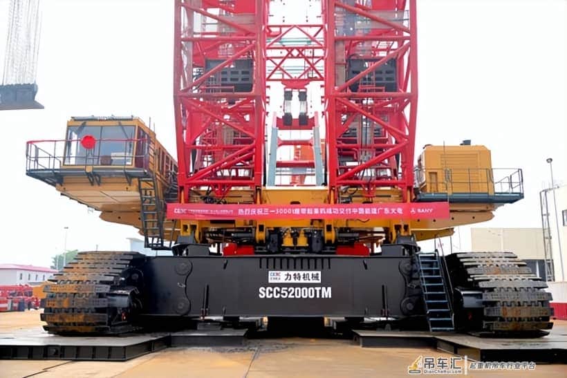 助力中国核电！国内首台“二合一”履带起重机SCC52000TM硬核登场