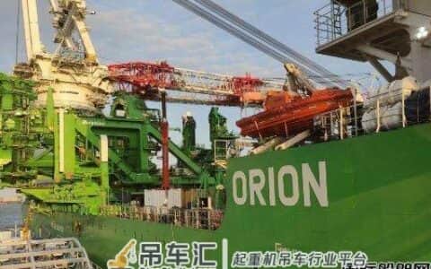 因为起重机事故延期两年！全球最大海上风电场安装船正式投入运营