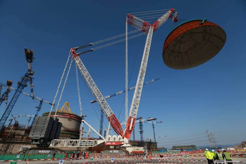 华龙一号示范工程全面建成投运,中联重科大国重器助力大国工程