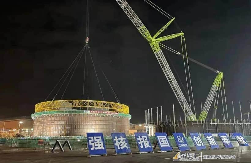 华龙一号示范工程全面建成投运,中联重科大国重器助力大国工程