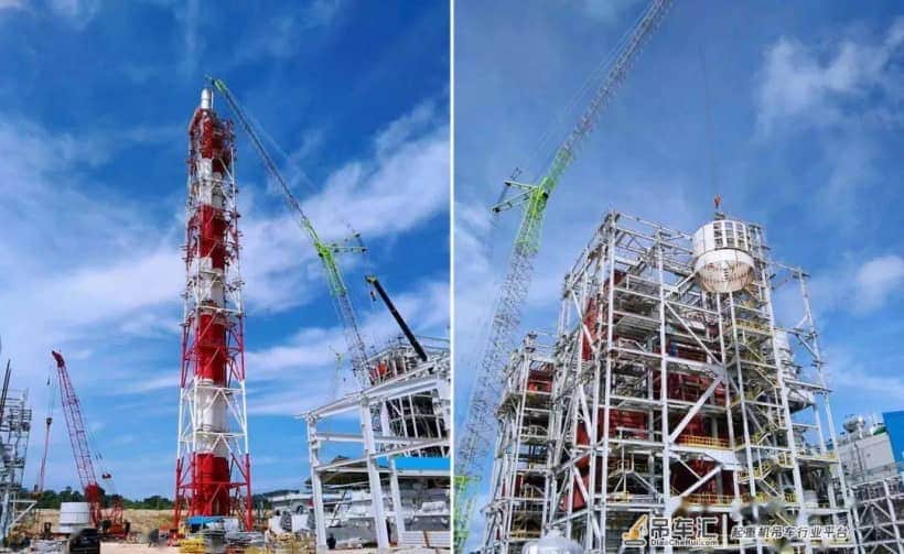 十二骁将助建印尼东部最大火力发电厂，中联重科起重机海外广受欢迎