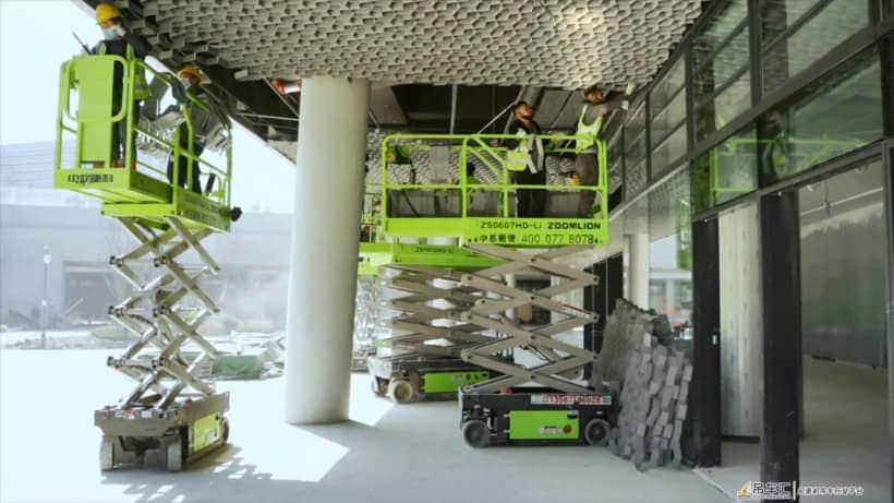 "星际战舰"正待起航!中联重科高机助建国内首座赛事标准电竞馆