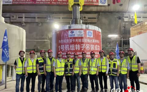 中国电建承建的以色列最大抽水蓄能电站项目转子吊装成功