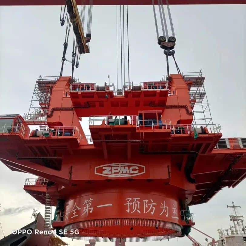大型海上风电安装妙计装吊机,中国船厂实现降本又提效