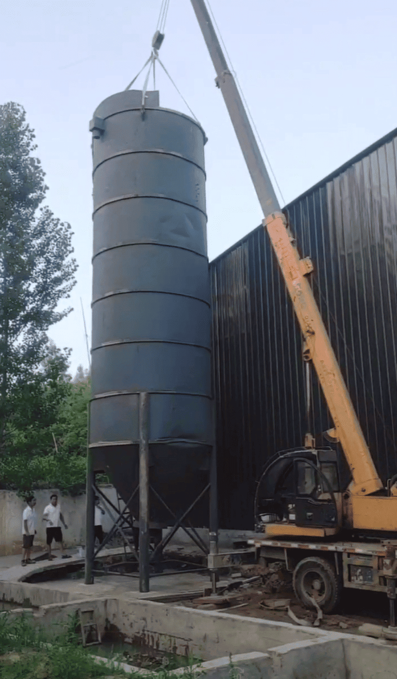 小8t立5吨水泥罐！没点水平真啃不动