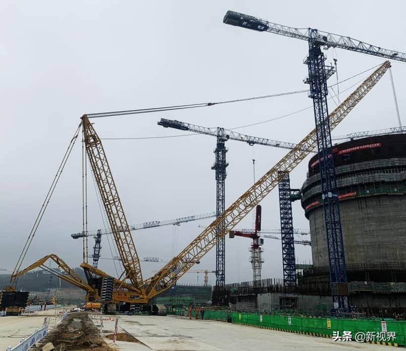 最大作业半径103米!上海腾发650吨履带吊助力“华龙一号”建设